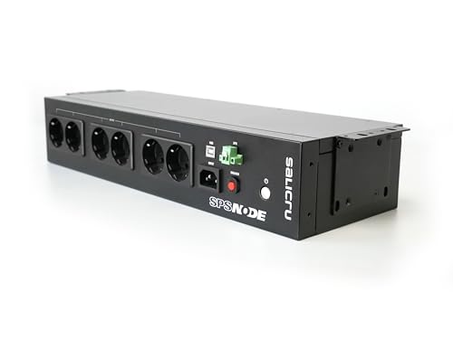 SAI rack Salicru SPS 900 Node de 480W con 8 conexiones para armarios de red de 2U 5
