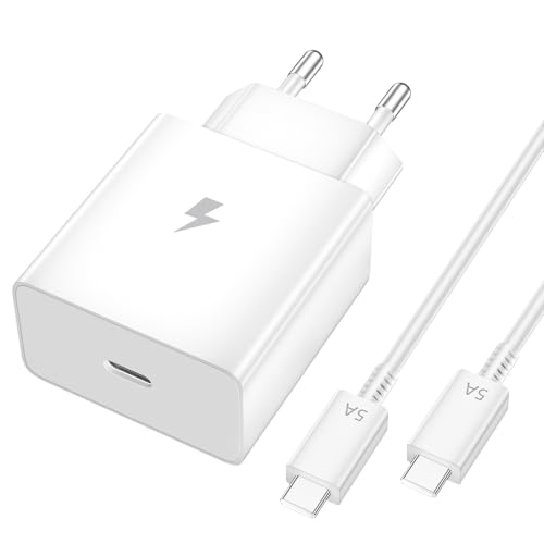 60W Chargeur USB C Secteur Charge Rapide pour Samsung Galaxy S26 Ultra A17 A16 A57 A37 A26 A56 A36 S25 Edge S24 S23 S22 S21 S20 S10 A06 Z Flip7 6,Prise Secteur...