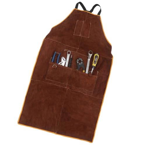 Soudage et barbecue en sécurité avec cette blouse en cuir robuste pour homme