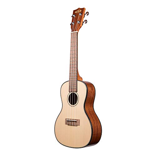 Ukulele Kala Concert KA-SCG Epicea – Acajou (+ housse) - Les Beatles, Paul McCartney, John Lennon, RIngo Starr, George Harrison Ukulele Kala Concert KA-SCG Epicea - Acajou (+ housse) – Image 4
