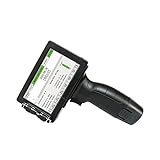 AUBEST Tintenstrahldrucker, Handheld Tintenstrahldrucker 5 'Bildschirm 25.4mm Schrift tragbar Qr. Drucker-Farbbarcode-Drucker mit Tintenkassette for Text