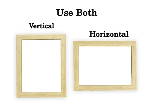Image of Photo frame 10x14 Inch set of 2 Natural Wood Color flexiable Glass (acrylic) & synthetic wood customized Modern Collage Photo Frames for Wall Hanging
