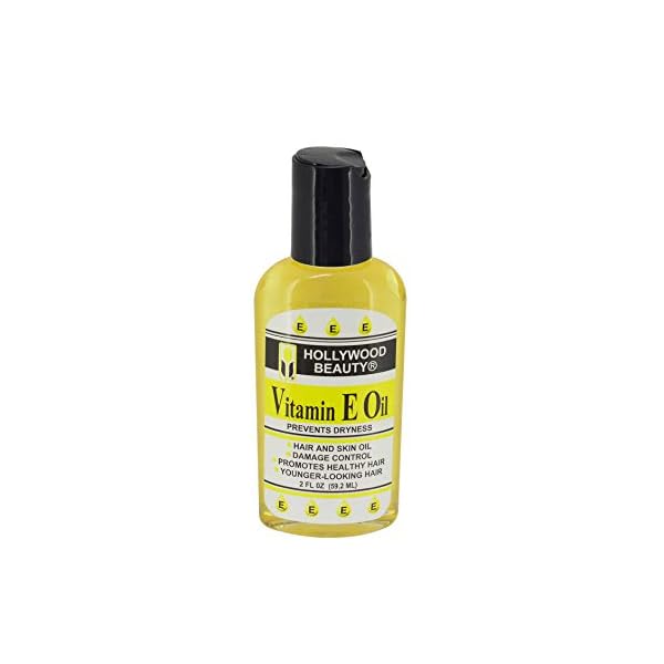 Hollywood Beauty Vitamin E Oil Hair & Skin Treatment 2 oz (Pack of 4)