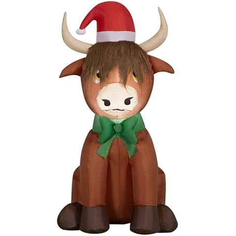 Gemmy Highlander Cow Inflatable Cover