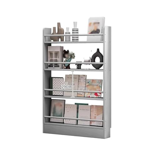 SJHDUNBW EUR Scaffale da Pavimento Organizzatore per scaffali per Libri Scaffale per Giocattoli Scaffale per Libri Stretto da Pavimento Organizzatore per scaffali per Libri Stretto Libreria