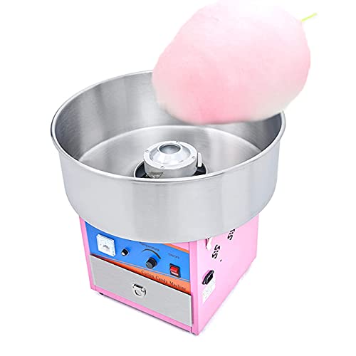 SFQEVHRZ Candy Floss Maker, Commercial Candy Floss Maker 1100W Electric for Christmas Party DIY,Button type
