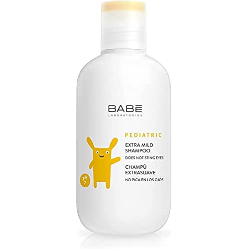 Laboratorios Babé - Champú Extrasuave Pediátrico 200 ml, Higiene Capilar , Para Bebé, Para Niño, Para Niña, Cuidado Infantil, No Pica en los Ojos, Efecto Acondicionador, PH