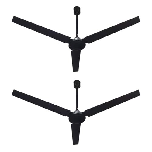 Reviews de Ventiladores de techo que puedes comprar esta semana. 46 2 Pzs Ventilador De Techo 56 Pulgadas Negro Benelux