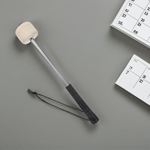 4 piezas de baquetas para percusión, ligeros mazos de acero inoxidable para bandas de marcha, diseño ergonómico y acabado pulido para precisión sonora y comodidad miniatura 6