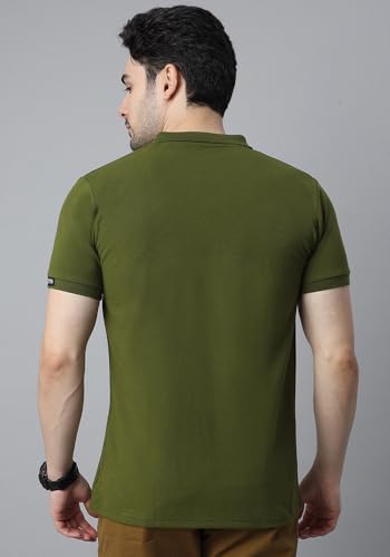 Image of Wear Your Opinion Solid Cotton Rich Polo T Shirt | Collar Tshirts | Half Sleeves | Plain-Regular Fit (Available in Plus Size)