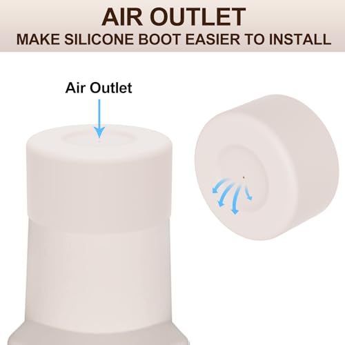 Image of Affute Protective Silicone Boot for Stanley Quencher H2.0 40 30 20 oz & IceFlow Flip 30 20 oz, BPA Free Anti-Noise Anti-Scratch, Stanley Cup Protector Sleeve Cover Boot