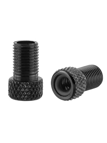 Juego Universal de Tapones y Adaptadores para Válvulas de Bicicleta (10 piezas) | Aleación de Aluminio Duradera, Compatible con Presta y Schrader miniatura 4