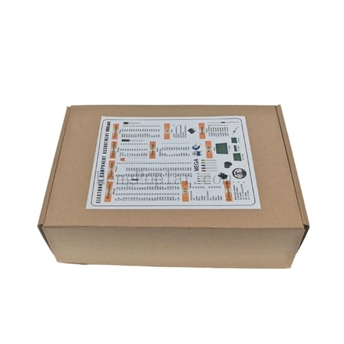 ZHGUIMING Kit de composants électroniques Mega 1900 pièces comprenant un assortiment + des condensateurs + des résistances + des LED + des transistors + des...