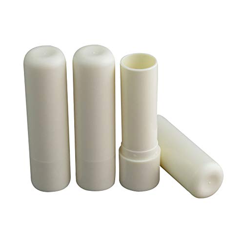 Preisvergleich Produktbild Haifly 12 Stück Leer Lippenpflegestift Hülse Rohre Lippenbalsam Behälter Lippenstift Hülsen Lippenstifthülsen Beige