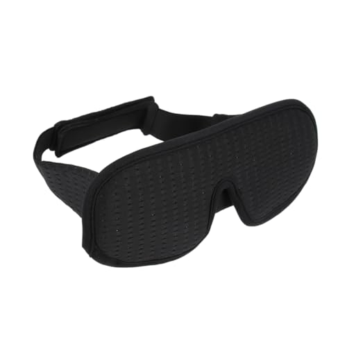 Healvian 1個 眼帯 シェーディングアイマスク 保護アイマスク アイマスク ノーズウィングレスアイマスク Black