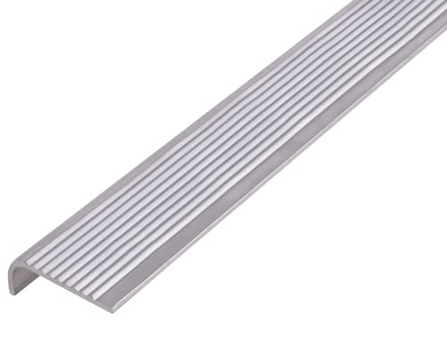Alberts 470685 Profilo di Protezione per paragradini, Alluminio, Naturale