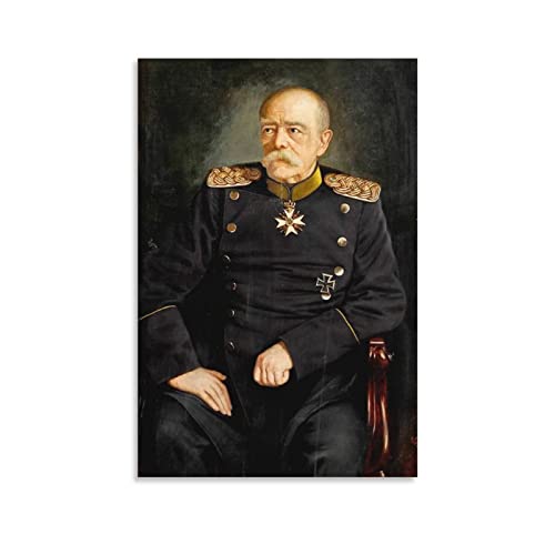 MINGYANMAO Lienzos De Fotos 40 * 60cm Otto Von Bismarck Art Poster e Wall Art Picture Print Modern Family Room Décor Senza Cornice