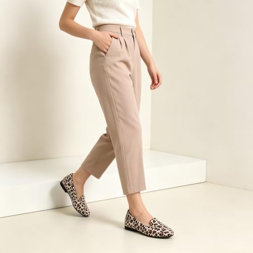 Image of Dear Time Women's Casual Loafers Flats Comfortable Round Toe Dress Shoes Slip On Ballet Flats for Women Work Office Shoes