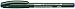 Schneider Topwriter 157 Fiber Tip Pen, 0.8 mm, Green Barrel, Blue Ink, Box of 10 Pens (115703)