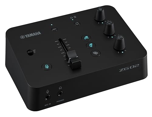 Yamaha ZG02 mélangeur audio de jeu compact pour streaming - 2