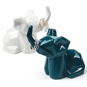 Puddingcabin2packelephantringholderfigurinesweddinggiftsforcouplescutetabledeskpreppyroomdecorelephantgiftsforwomenmommothersdaybirthdaychristmas Urban Country Home Decor Pudding cabin 2 pack elephant ring holder figurines wedding gifts for couples cute table desk preppy room decor elephant gifts for women mom mothers day birthday christmas urban country home decor