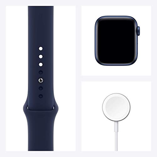 Apple Watch Series 6 (GPS, 40mm) - Blue Aluminum Case with Deep Navy Sport Band (Renewed) - Image 8