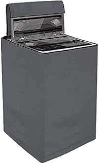 Yellow Weaves Waterproof & Dust-Proof Top Loading Fully Automatic Washing Machine Cover (Dimensions- 59x59x86 cm,(Grey )