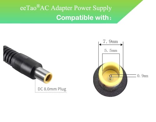 eeTao Car Charger Adapter Compatible with Jackery/Anker/GRECELL/Goal Zero Yeti/Westinghouse Portable Power Station?DC7909 Cigarette Lighter Power Supply Cord Cable