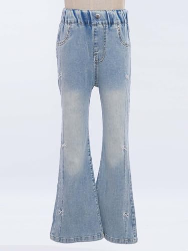 Denim Jeans for Girls Comfortable Flared Leggings Jeggings Pants3