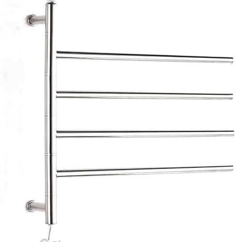Calentador de Toallas de Baño Giratorio para un Hogar Cálido y Confortable