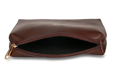 Image of Bagsy Malone Super Stylish Cosmetic Pouch-PU0004RB Brown