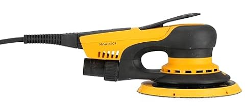 Mirka DEROS II 625 Przecinak o orbicie Szlifierka z systemem odsysania pyłu i do papieru ściernego 150mm / 2,5 mm skok Szlifierka mimośrodowa do bezpyłowego szlifowania drewna, suchych tynków i metalu