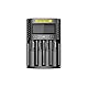 Nitecore Universal Ladegerät UMS4 3000 mA USB Erwachsene Unisex schwarz L 159 x B 107 x H 41