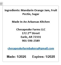 Mandarin Orange Jam, Organic, Vegan, Gluten-Free, 8 oz image 5