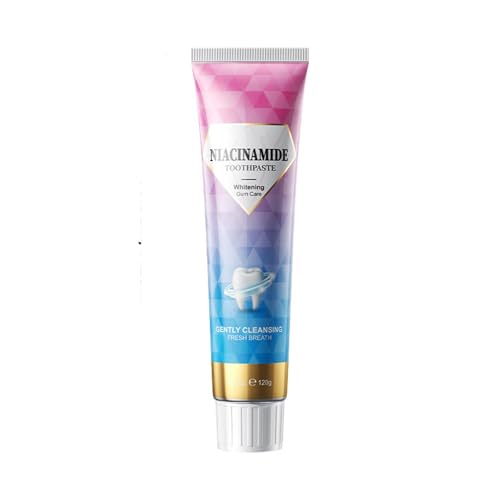 Niacinamid Aufhellende Zahnpasta Intensive Entfernung von Flecken Sparkling Zahnpasta Fluoridfrei für empfindliche Zähne Zahnschmelzreparatur (1PCS)