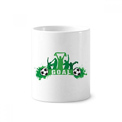 Mug Blanc Foot résistant, fini les bureaux en désordre avec cette tasse et porte-stylo céramique