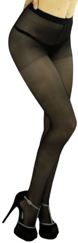 Image of ToBeInStyle Women's Control Top Sheer Footed Pantyhose Hosiery Tights Stockings