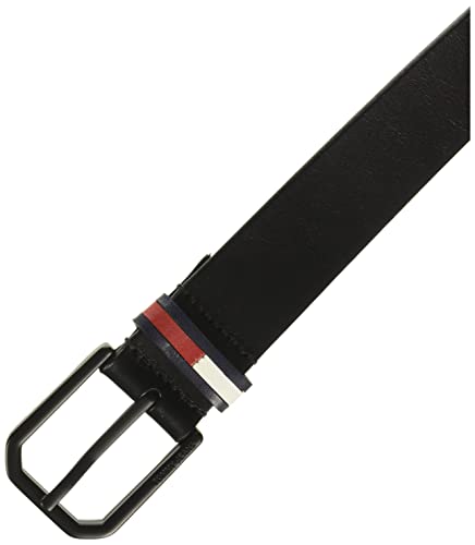 Tommy Jeans Tjm Flag Belt 3.5 Cintura, Black, 110