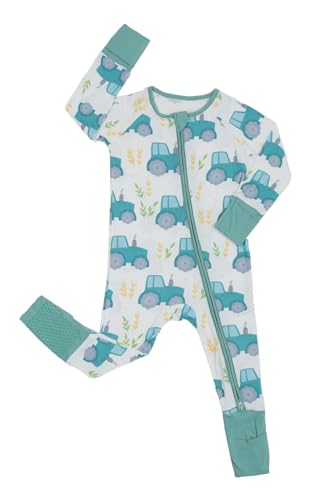 Image of SUZEL Baby Viscose from Bamboo Pajamas - Infant Boys Girls Footless Zippy Pjs Sleep 'N Play Clothes - One Piece Romper