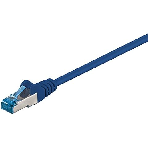 Goobay 92724 CAT 6a Patch Cable Ethernet Cable Azul Cover