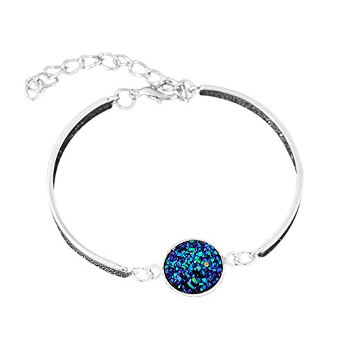 Letdown Accessories Crystal Style Cluster Bracelet Fashion Color Sanding Bracelet Bracelet Bracelet Valentine's Day Gifts Under 5 Dollars for Lovers