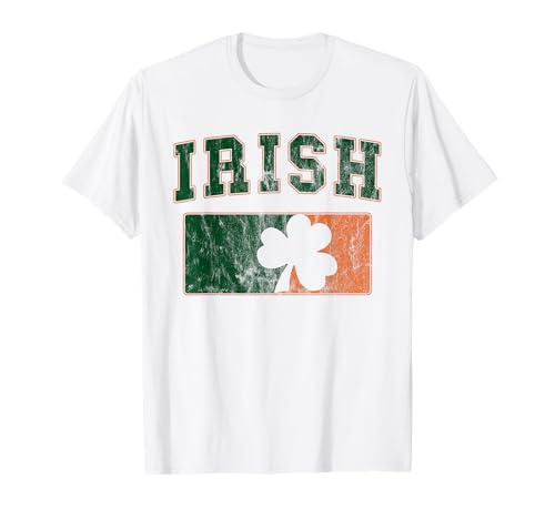 Vintage Irish Irland Kleeblätter Retro St Patricks Day T-Shirt