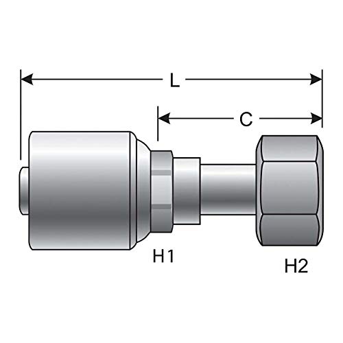Image of Gates G25230-1210 Hydraulic Coupling
