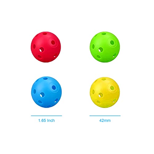 Cat Toys Balls - 12 Pack 42 Mm Dog Toys Balls, Cat Toys For Indoor Cats Balls, Small Balls For Cats Dogs Kitten Pets, Interactive Cat Ball Toy Gifts, Colored Hollow Plastic Golf Balls #TOP3