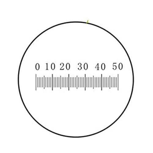 Microscope Eyepiece Micrometer Diameter 19mm Optical Glass Cross Ruler for Biogolical Microscope 23.2mm(MS-1-N)
