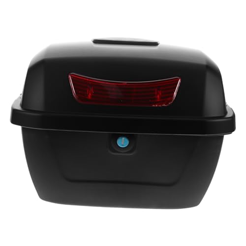 Boîte de rangement arrière moto scooter grand volume coffre rigide abs et métal