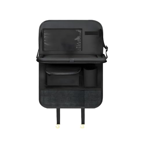 Adunsiaoto Organiseur De Siège Auto, Rangement Auto Accessoire Interieur, Organisateur Siege Avec Plateau, Protege Siege Pour Tablette Ipad, Rangement Siege Arriere Organisateur Voiture Multifonction