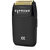 Supreme Trimmer Crunch Lite STF600 | Professional Double Foil Shaver for Men | Cordless & Corded, 60 Min Runtime, Hidden LED Display | Barber Face & Head Finishing Razor