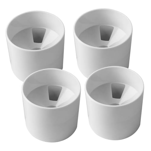 KOMBIUDA Golf Hole Cup Set 4pcs Plastic Putting Cups Golf Training Tool Green Hole Golfing Equipment
