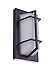 Craftmade ZA6102-TB Bulkhead Rectangular Outdoor Ceiling Light, 1-Light 60 Watts, Textured Black, Bulb(s) Not Included
